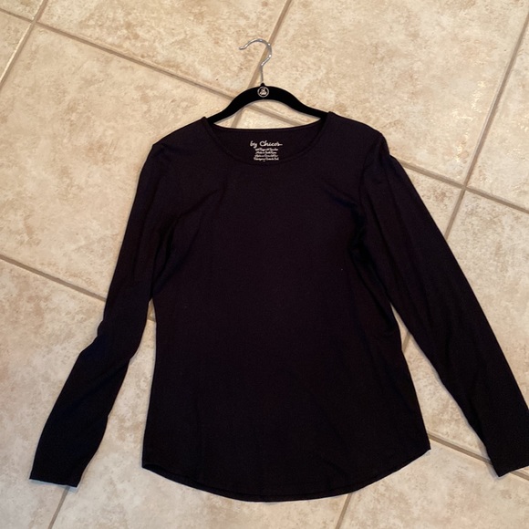 Long sleeve round neck top - Picture 3 of 6